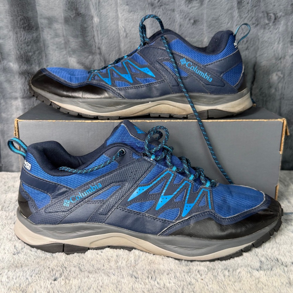 Columbia Peakfreak X2 OutDry Hiking Shoes Mens 10.5 Blue Waterproof BM1901-476